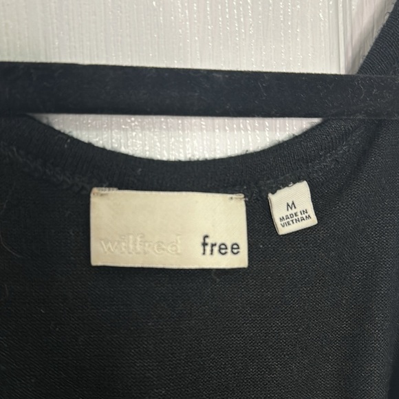 Wilfred Free Back Peep-Hole Tank Top in Black size Medium - Picture 3 of 3